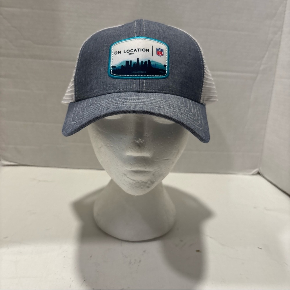Johnnie-O Nfl on Location Patch Mesh Snapback Cap Hat Football